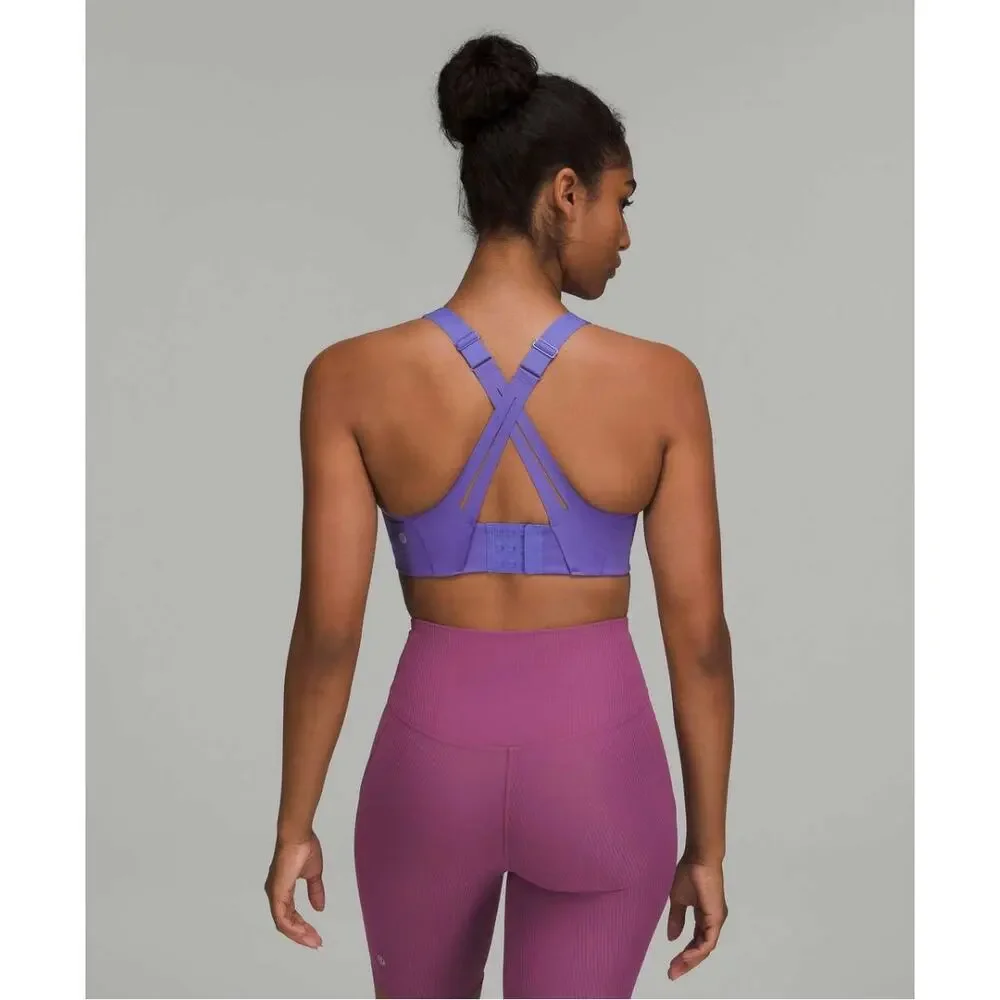 Lululemon AirSupport Bra *High Support, C–DDD Cups Charged Indigo / Lavender Fog